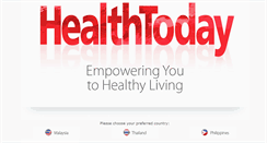 Desktop Screenshot of healthtoday.net