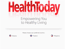 Tablet Screenshot of healthtoday.net